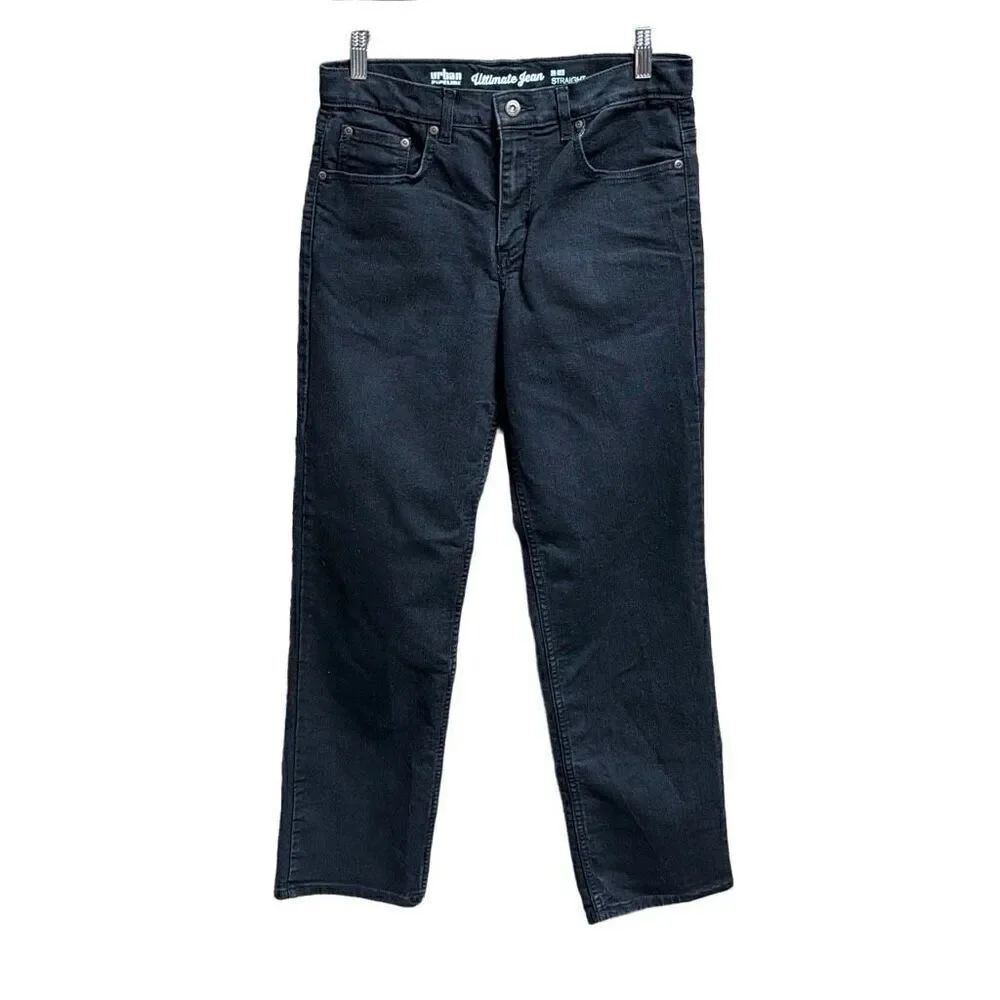 Urban Pipeline Boys Black Ultimate Straight Leg Jean Size 20